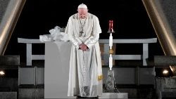 Papa Francisco no Memorial da Paz em Hiroshima