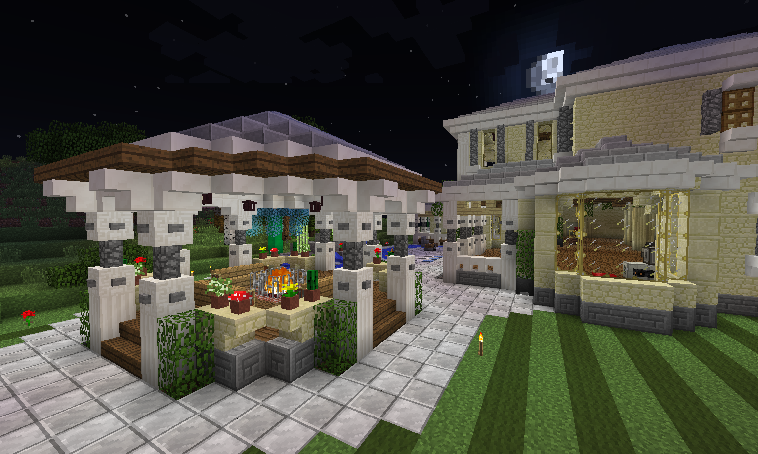 54 Desain Rumah Minecraft Terbaru Dan Terkeren  Parkiran 