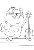 Minions birthday coloring pages parent post : Minions Coloring Pages Free Coloring Pages