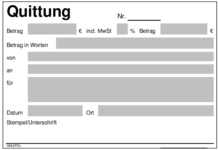 Scheck Ausstellen Vorlage / Abschlagsrechnung und ...