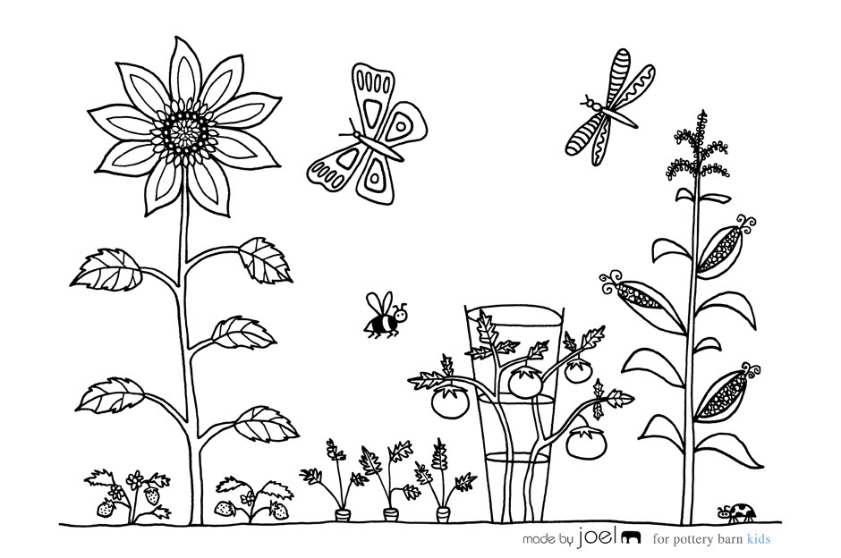 garden coloring pages  bilscreen