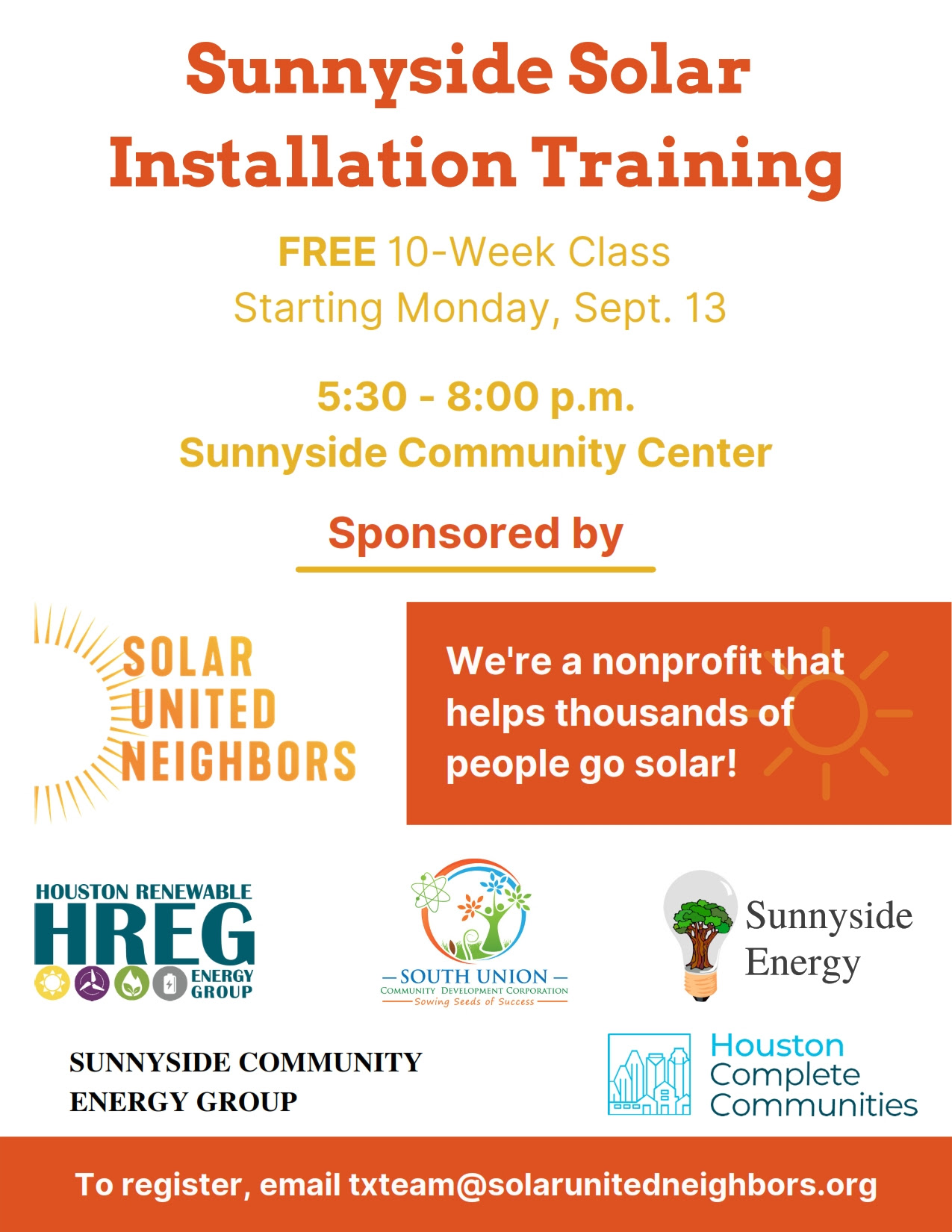 Sunnyside Solar Installation Training CC_002