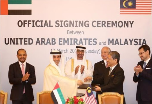 UAE Abu Dhabi and 1MDB Strategic Partnership Signing Ceremony