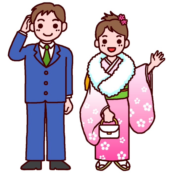 心に強く訴える成人式 イラスト フリー スーパーイラストコレクション