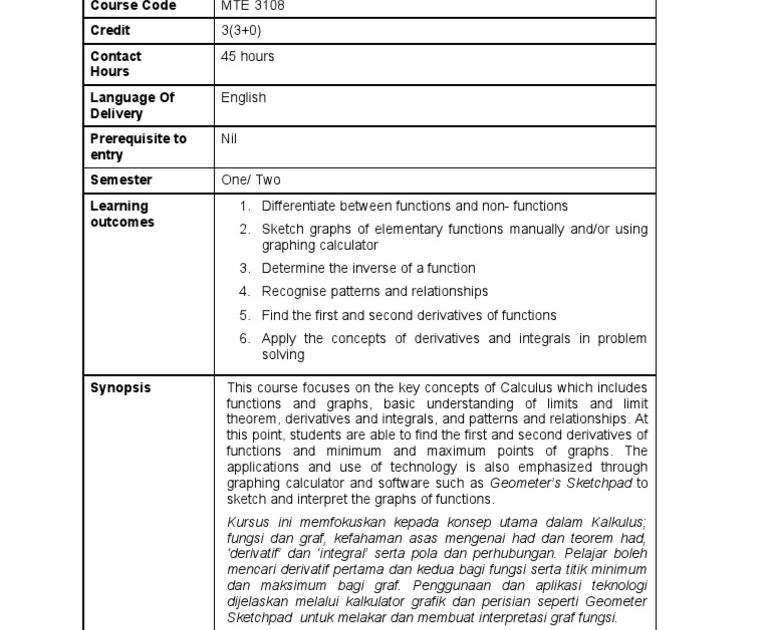 Contoh Soalan Basic Matematik - Surat Kerja g