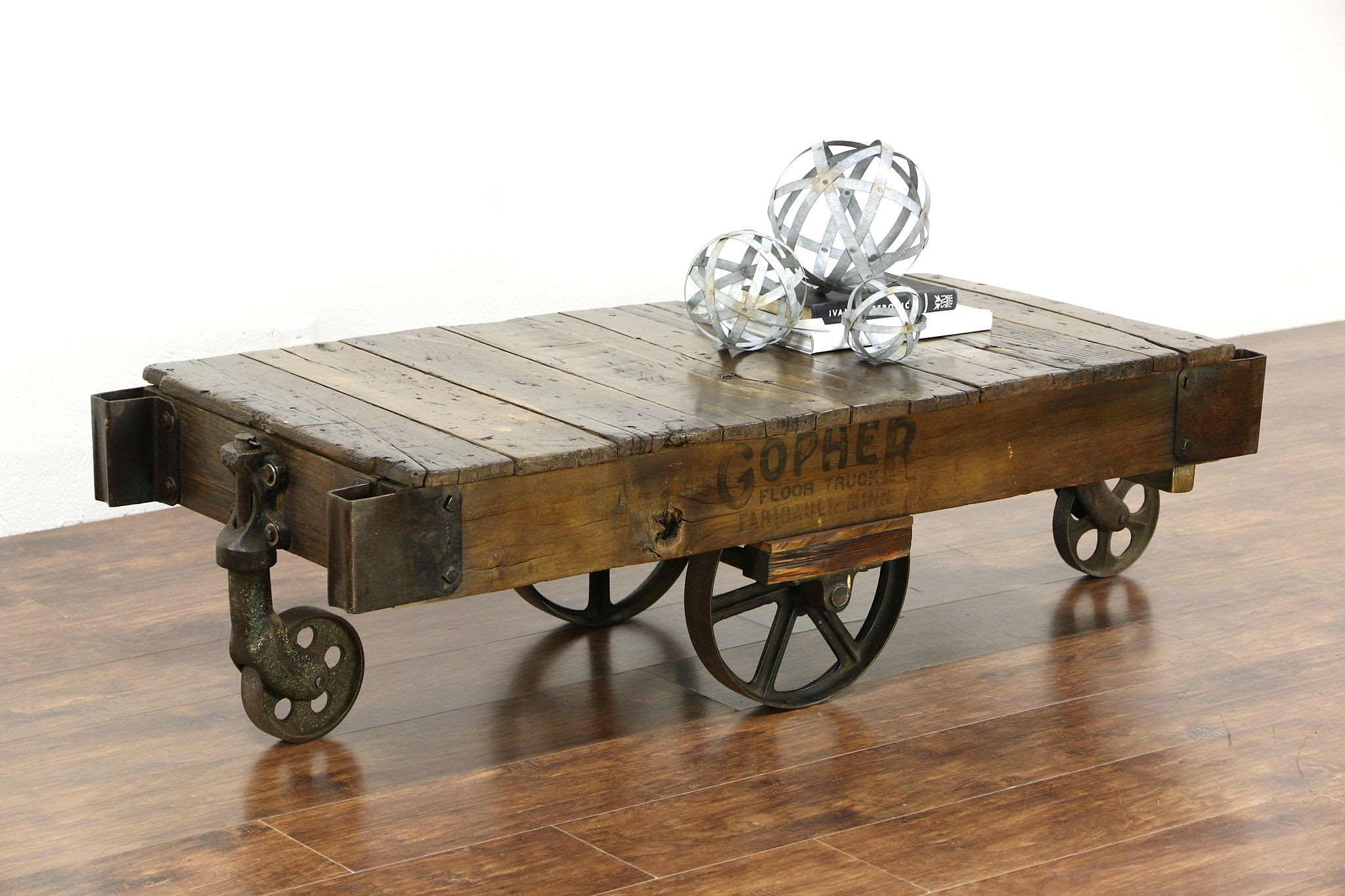 Sign in | create account. Sold Industrial 1900 S Antique Railroad Cart Or Coffee Table Harp Gallery Antiques Furniture