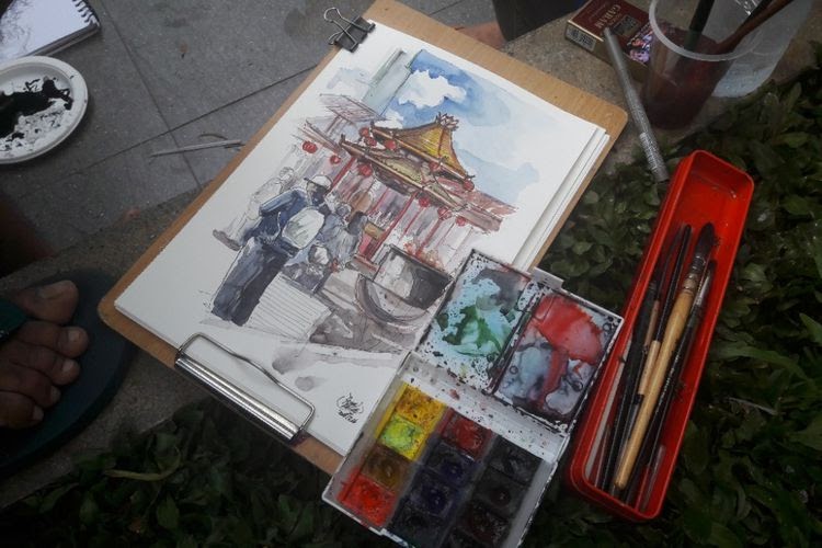 Sketsa Candi Kidal : Sketsa kemudian dipilih yang terbaik ...