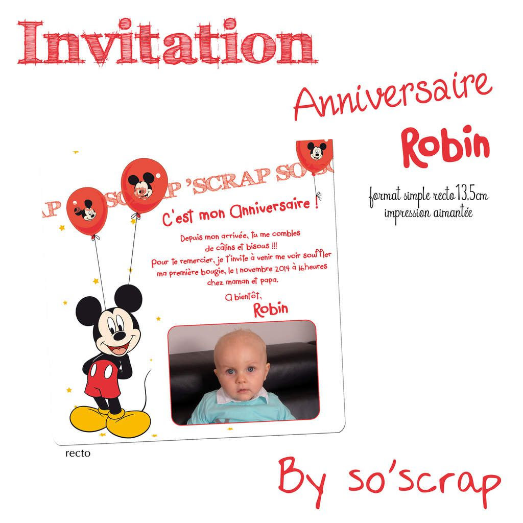 Carte D Invitation Anniversaire Mickey Mickey Lisaoycwilson Web