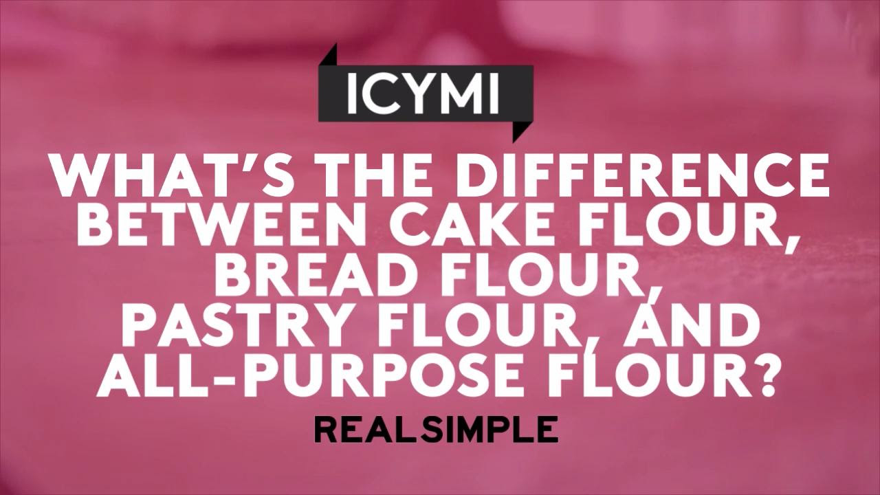 It is usually made using a combination of high and low gluten wheat. What Rsquo S The Difference Between Cake Flour Bread Flour Pastry Flour And All Purpose Flour Real Simple