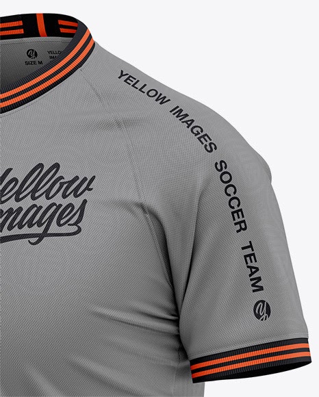 Download 428+ Womens Soccer V-Neck Jersey Mockup - Front Half-Side View Best Free Mockups