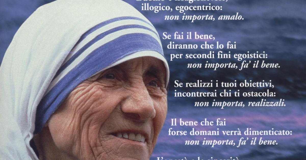 Poesia Sul Matrimonio Madre Teresa Di Calcutta
