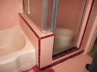 Decorating 1950s Pink Tile Bathroom