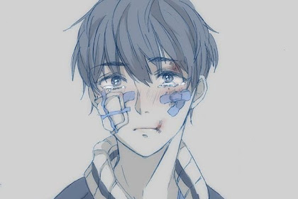 Blue Anime Aesthetic Boy