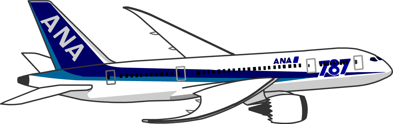美しい花の画像 ぜいたくイラスト 飛行機 Ana