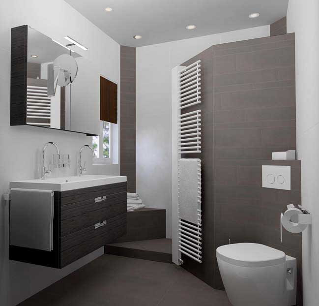 A 5' x 8' is the most common dimensions of a guest bathroom or a master bathroom in a small house. 31 Perfect Small Bathroom Ideas Of 2015