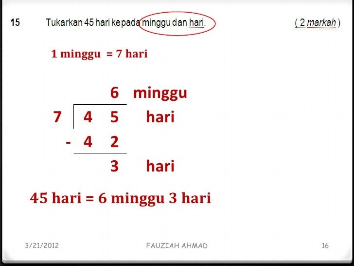 Soalan Dan Jawapan Matematik Upsr - Harga 11