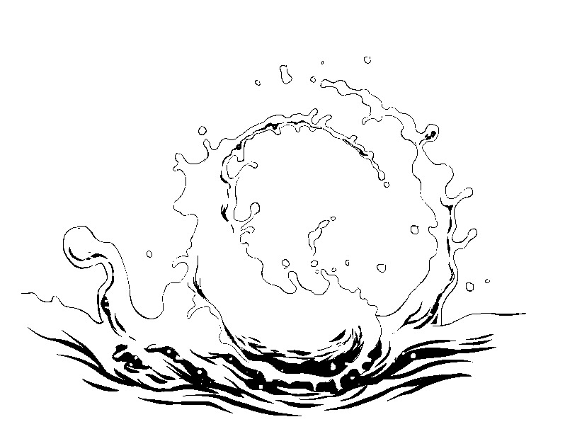 Elaullidoestercolomer 鉛筆 水 イラスト 書き方 2335