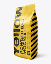 Download 10kg Powder Bag PSD Mockup - Rice Bag Mockup PSD Free Download