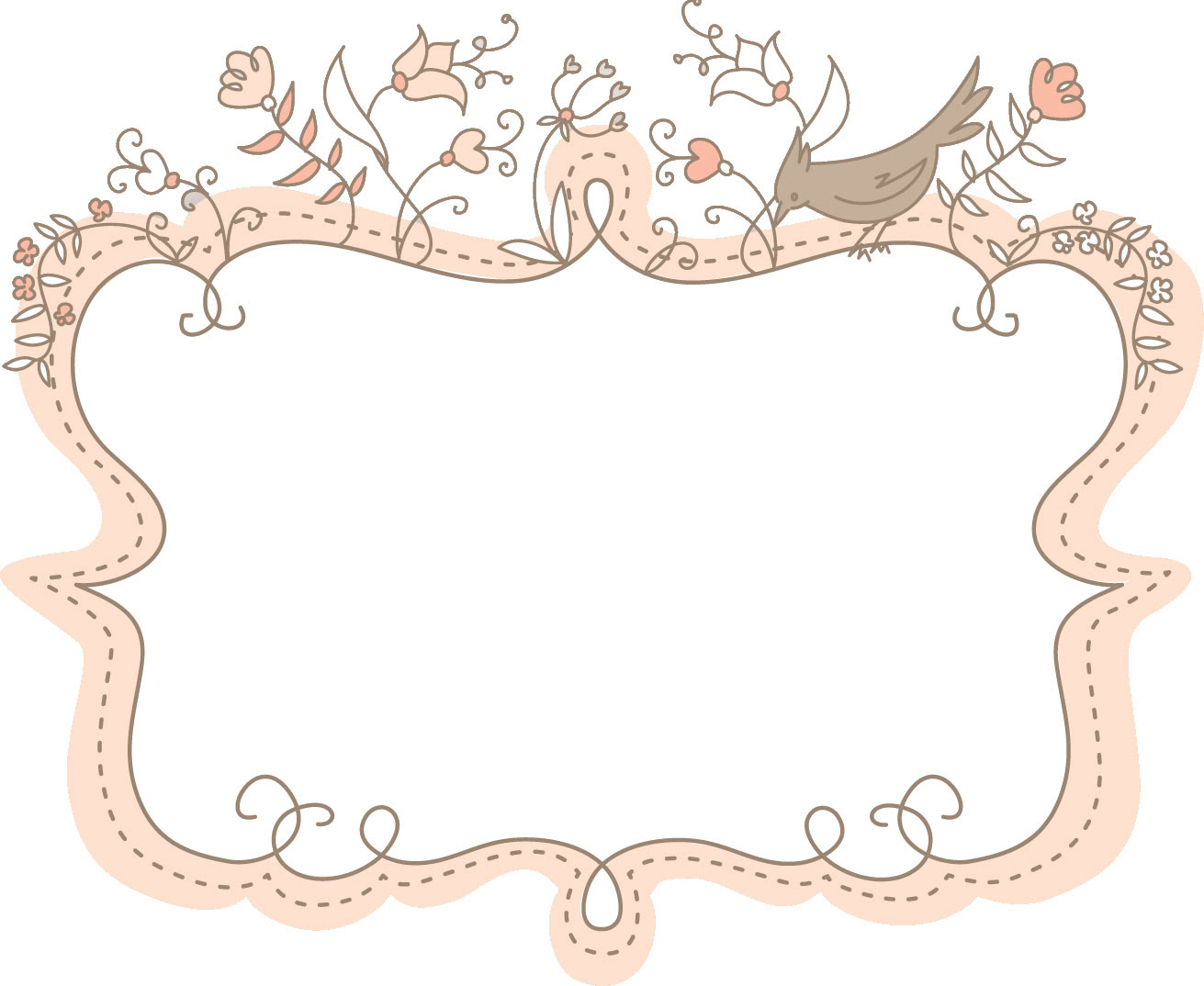 綺麗な可愛い 枠 イラスト 手書き ただのディズニー画像