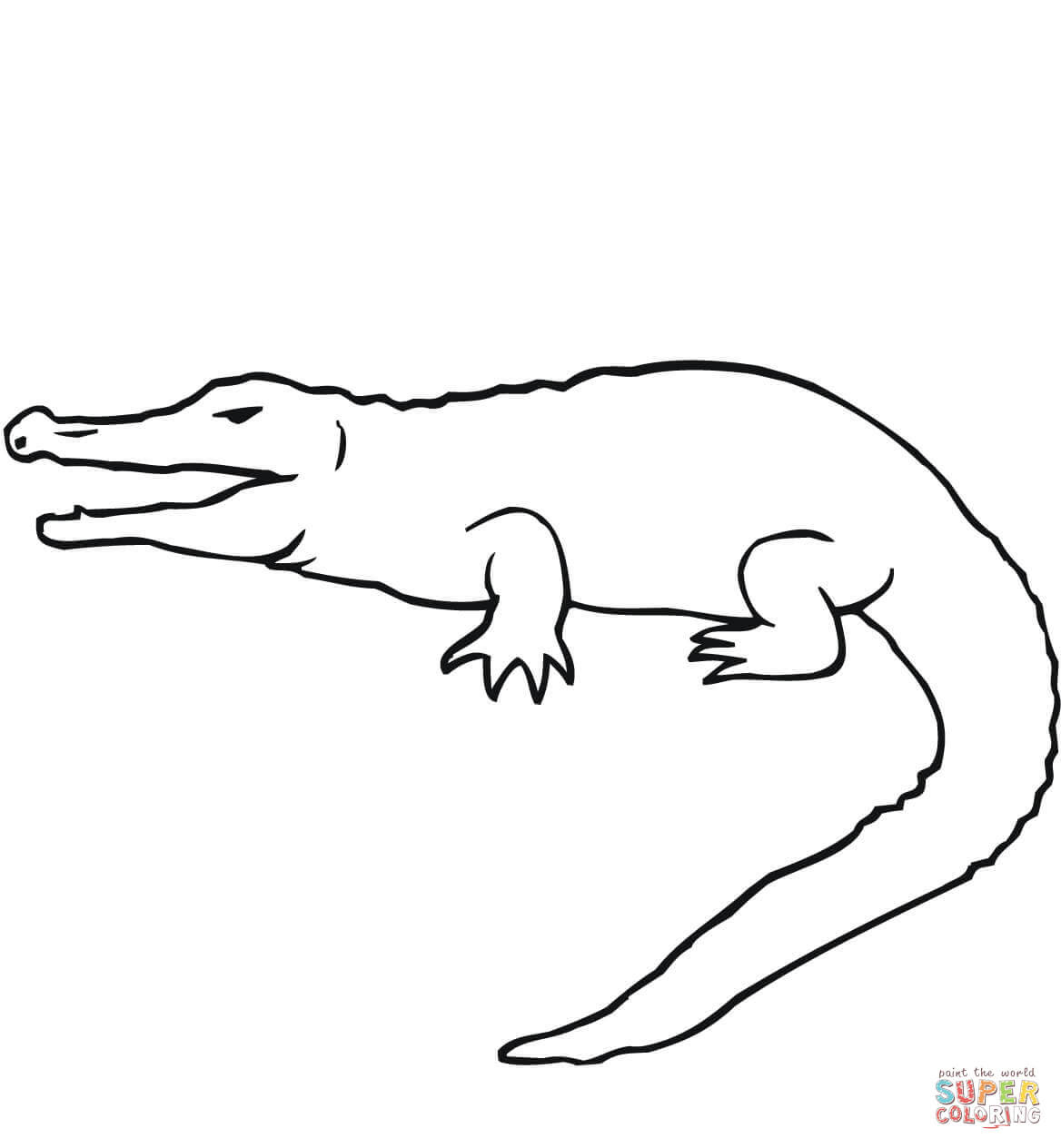 Beste Van Krokodil Kleurplaat Printen Krijg Duizenden