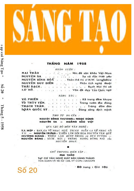 Tạp chí Sáng Tạo (1958)