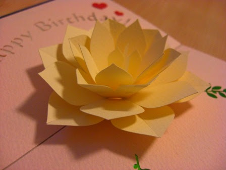 上ポップアップカード 花 作り方 最高の花の画像
