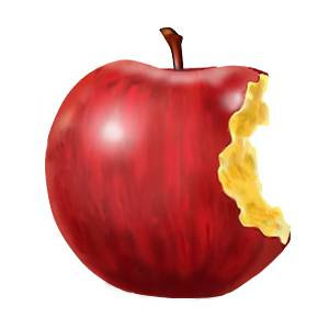 動物画像無料 新鮮なおしゃれ りんご イラスト 手書き