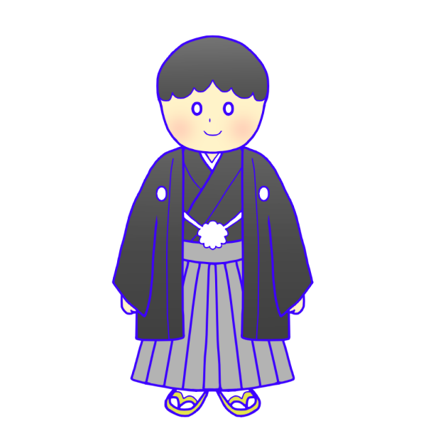 無料イラスト画像 トップ100正月 袴 イラスト 男