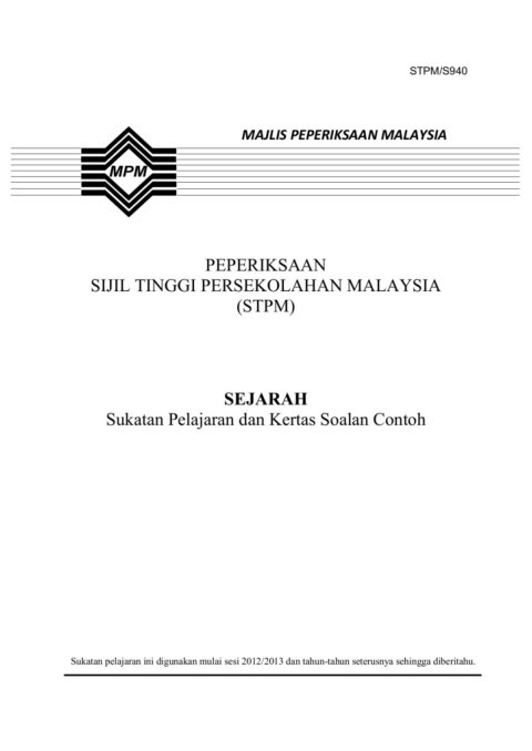 Kerja Kursus Sejarah Stpm : Kerja Kursus Sejarah Stpm Research 