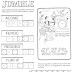 Printable Jumble Word Puzzles - Each of the word scrambles has squares with circles.
