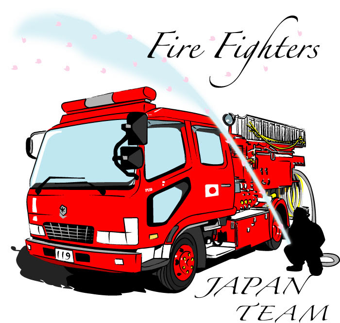 Japan Image 消防車 イラスト