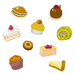 トップ100食べ物 イラスト 簡単 可愛い アニメ画像