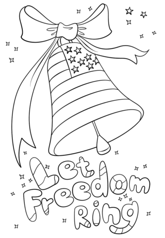 Feel free to print and color from the best 37+ ring coloring page at getcolorings.com. Let Freedom Ring Coloring Page Free Printable Coloring Pages