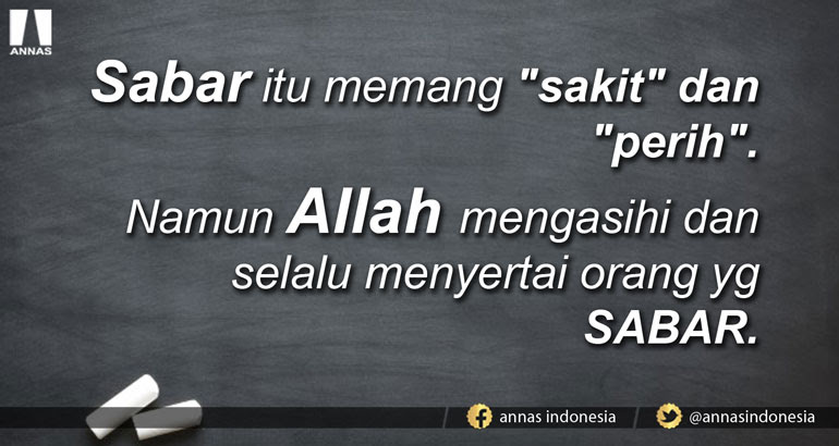 Gambar Kata  Sabar  Dan  Tawakal  Gambar Kata 