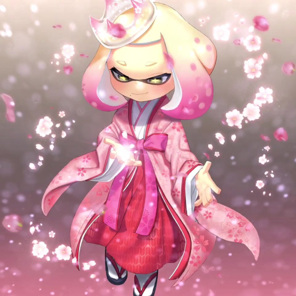 ラブリースプラトゥーン 壁紙 かわいい 美しい花の画像
