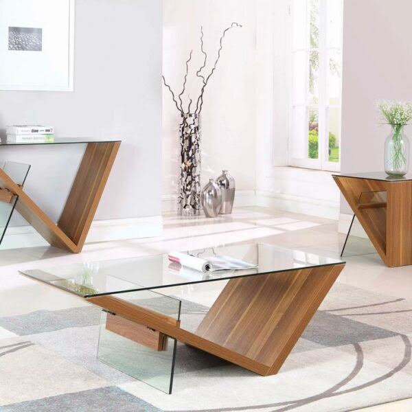 Modern design hotel lounge space interior scene. 51 Glass Coffee Tables That Every Living Room Craves