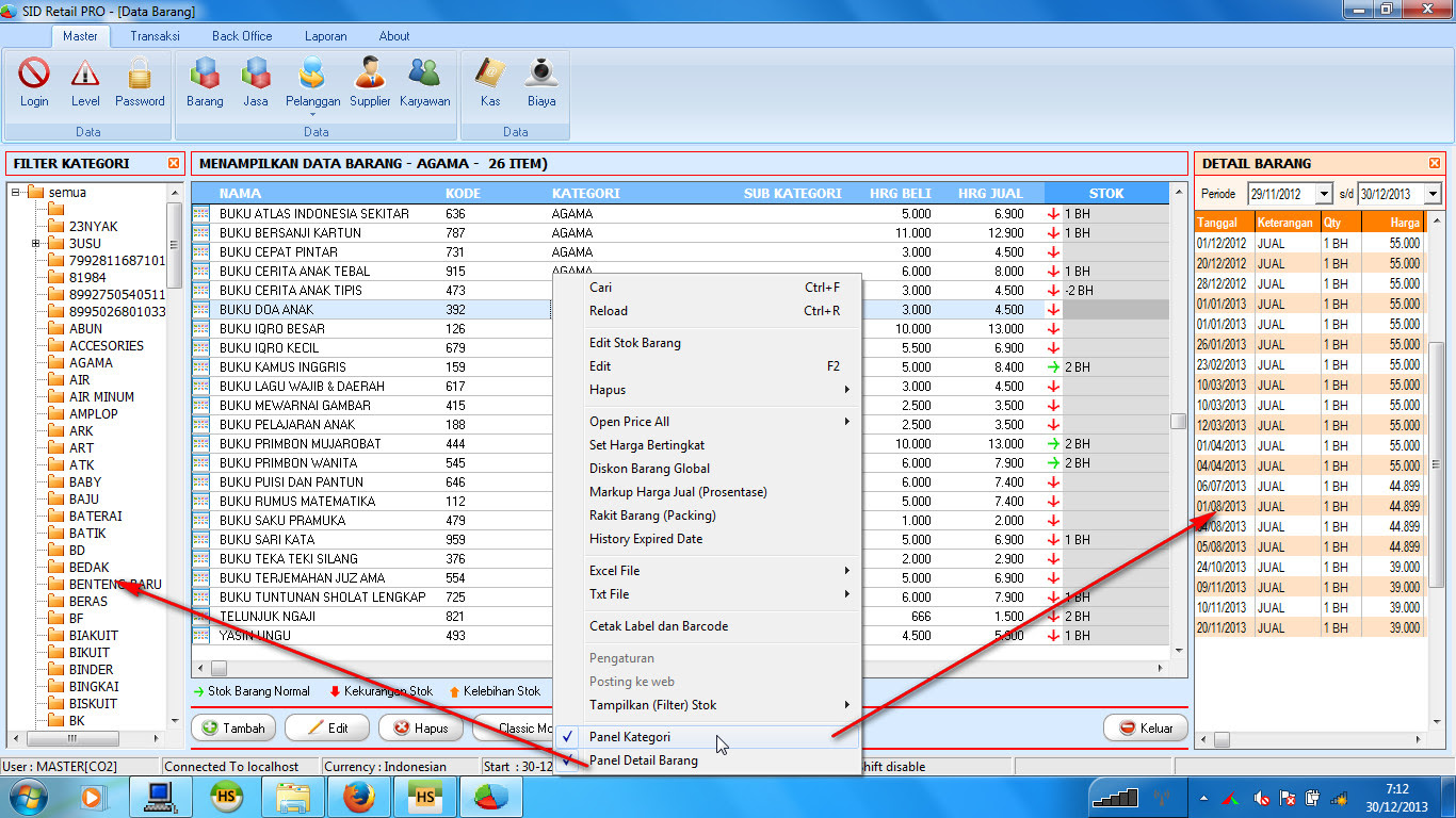 Contoh Database Xls - Contoh Bee