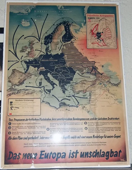 Peak of Axis dominance in Europe, 1942. - Maps on the Web