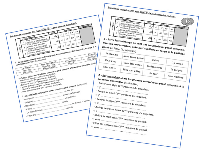 Cours de français pour débutants en français (conjugaison) différencier l'imparfait et le passé composé (bridg). Le Passe Compose De L Indicatif Chez Monsieur Paul