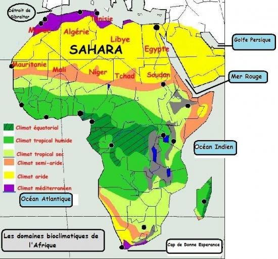 Carte Climat Afrique Carte De Toulouse
