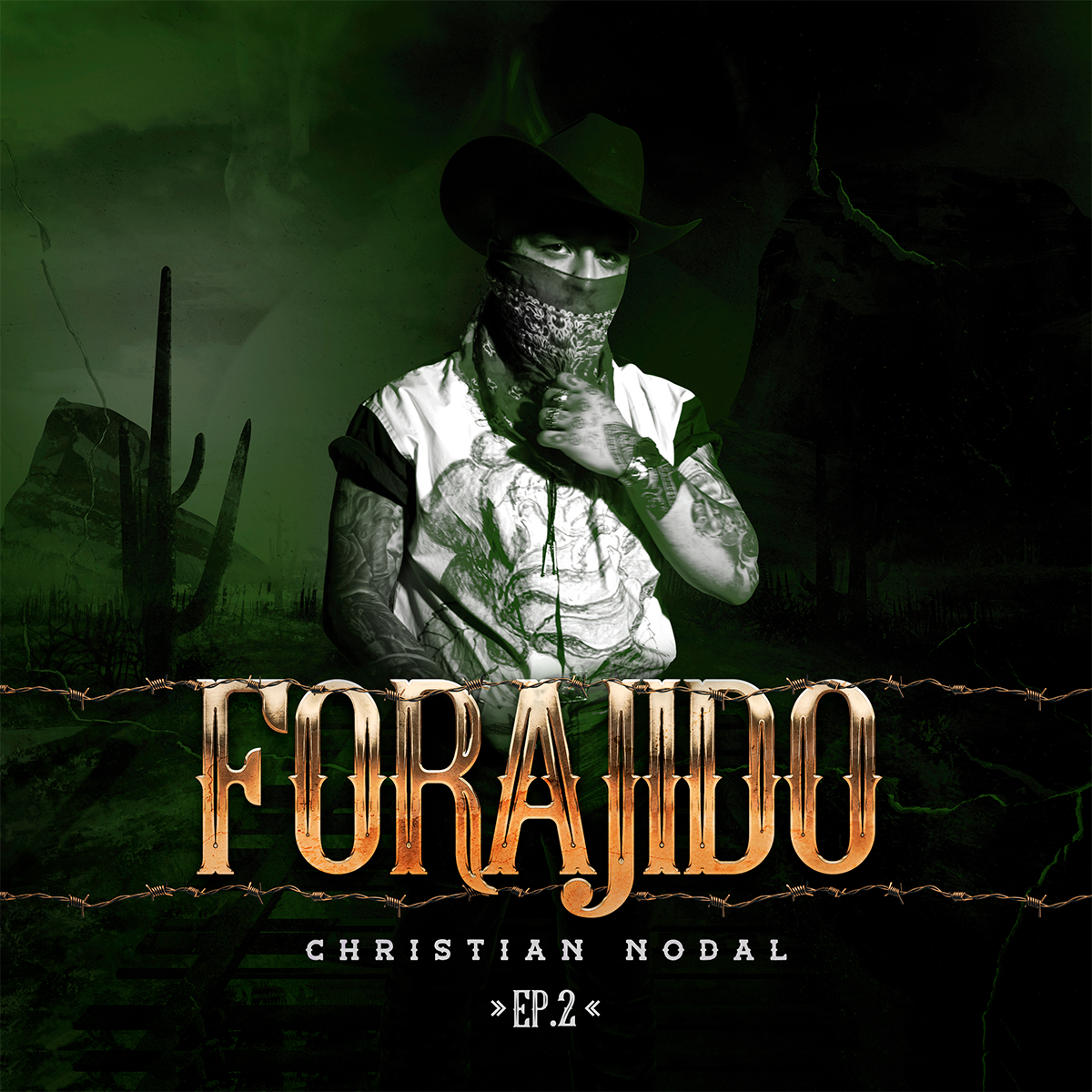 Portada EP 'Forajido EP. 2' - Cristiano Nodal