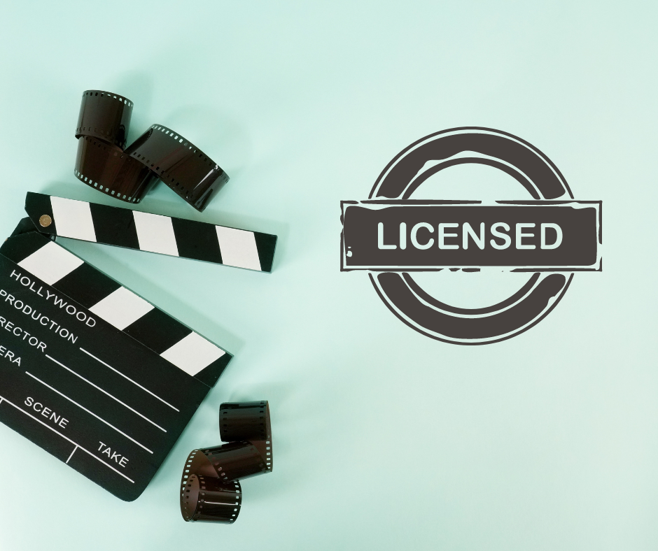 Movie Equipment and the words Licensed