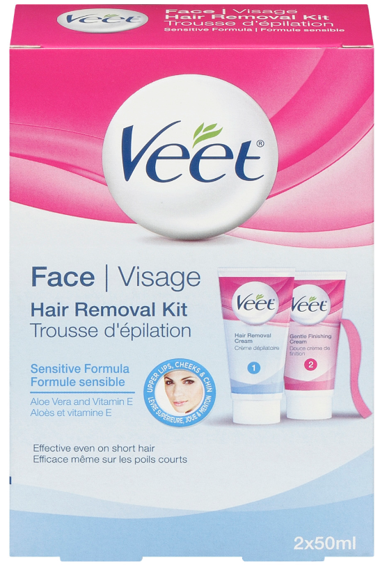 Veet botanic inspirations sensitive formula hair removal cream. Veet Face Hair Removal Kit Sensitive Formula Hair Removal Cream Canada