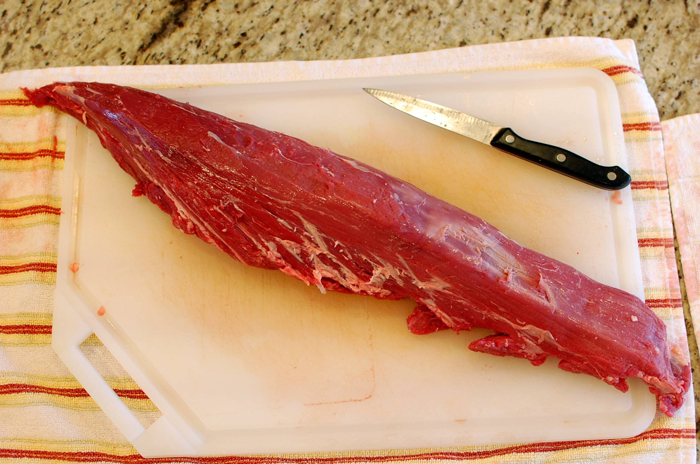 Trim tenderloin of silver skin and fat. How To Butcher Trim And Cut A Whole Beef Tenderloin A K A Pismo Into Filet Mignon Steaks The 350 Degree Oven