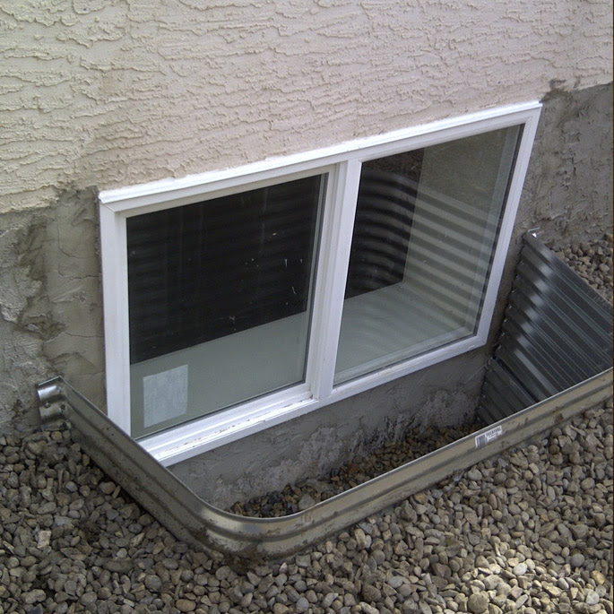Basement windows are usually just above ground level and are susceptible to getting dirt kicked on them. Egress Basement Window Installation Marcotte Glass Calgary