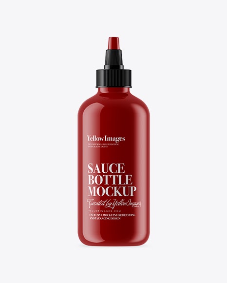 Download Sauce Bottle Mockup Free Download : Sauce Bottle Mockup ...