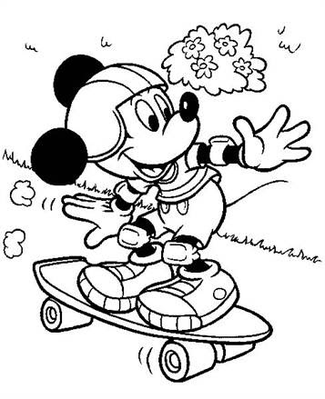 Mewarna11 Mickey Mouse Kleurplaat Pdf