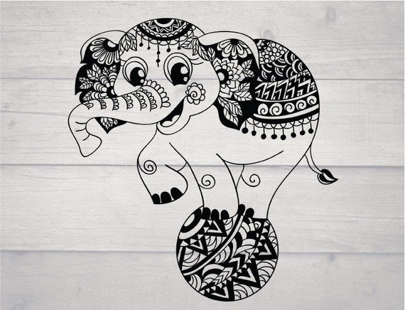 Download 3D Elephant Mandala Svg Free Project - Free Layered SVG Files