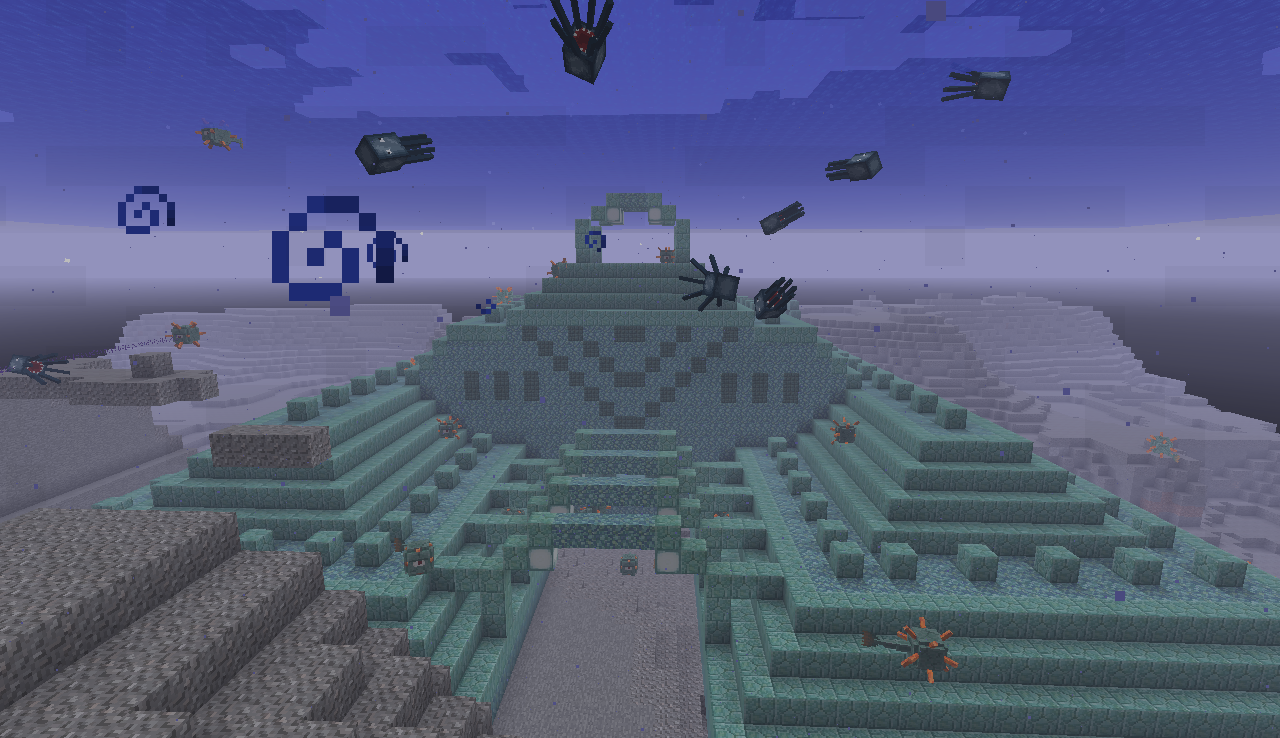 Minecraft Ocean Monument Minecraft Castle Map Wallpapers