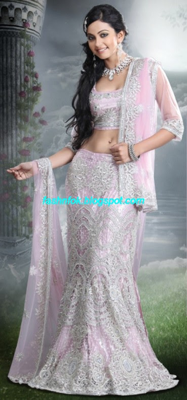 Fashion & Fok: Indian Beautiful-Cute Bridal Lehenga-Choli 